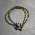 Modern Chic Pale Green AB Crystal Bracelet