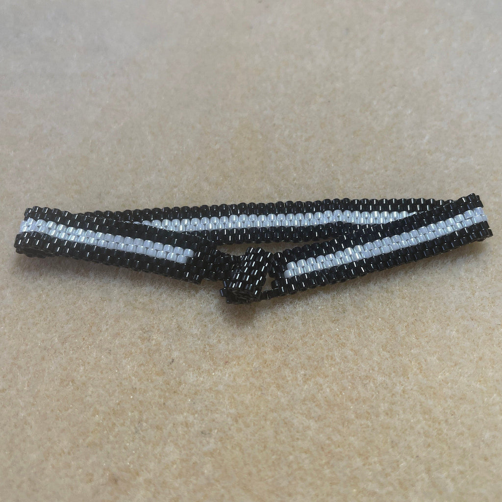 Delicate Handwoven Delica Beaded Bracelet