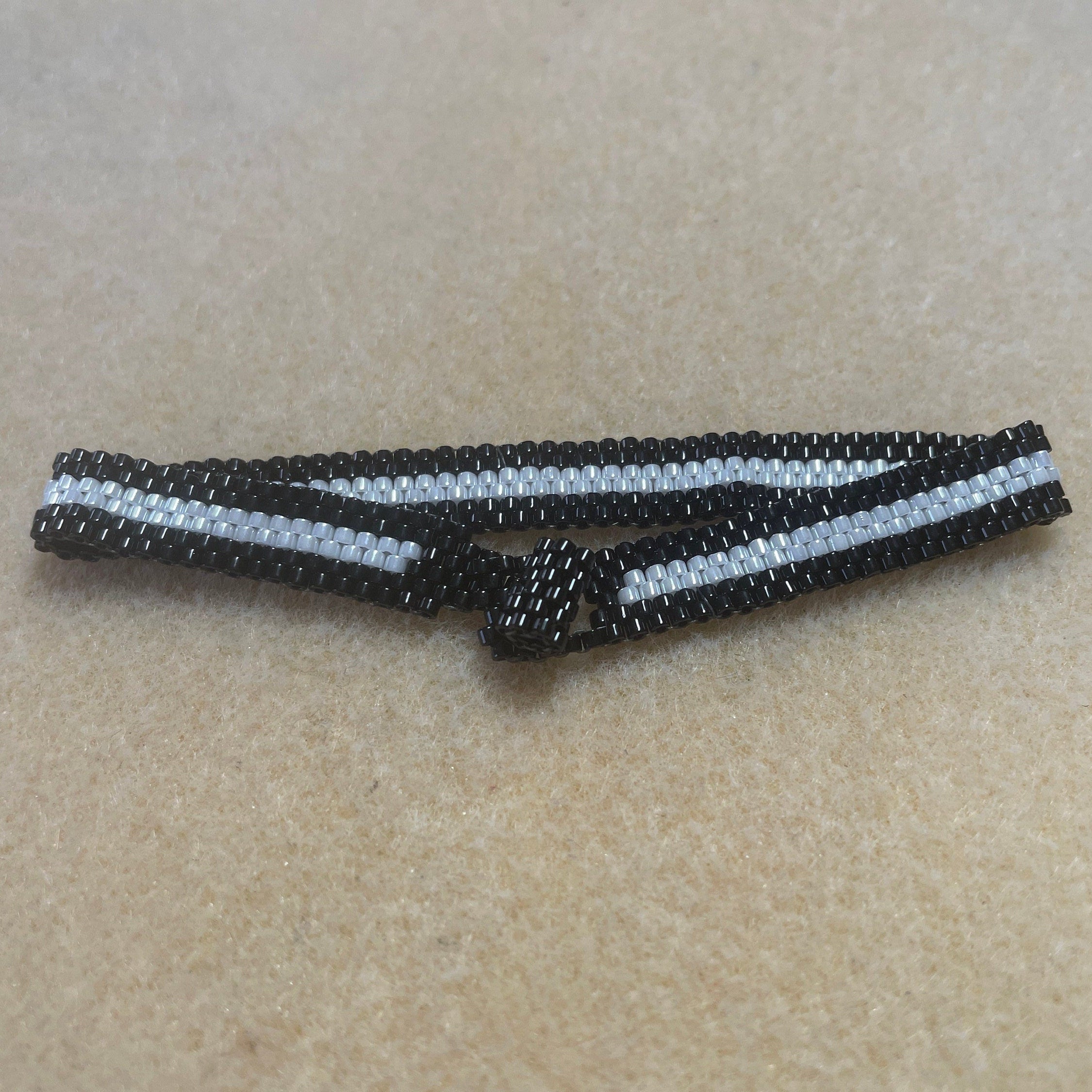 Delicate Handwoven Delica Beaded Bracelet