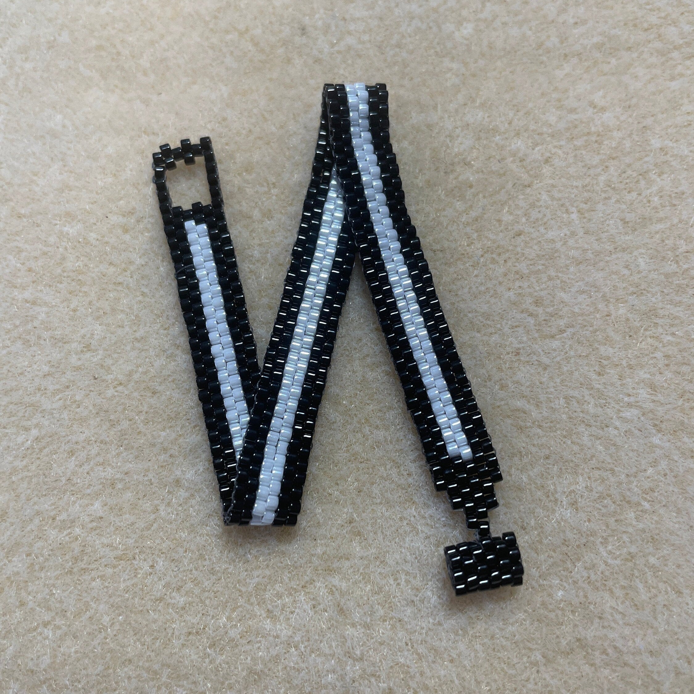Delicate Handwoven Delica Beaded Bracelet