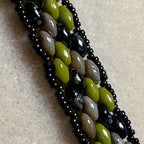 Super Duo Peyote Bracelet in Camo