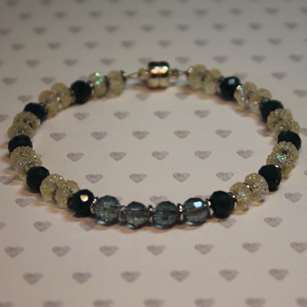 Smokey Blue Crystal Sparkle Bracelet
