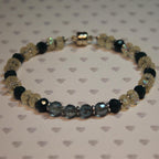 Smokey Blue Crystal Sparkle Bracelet