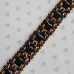 Black & Copper Beaded Bracelet