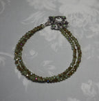 Modern Chic Pale Green AB Crystal Bracelet