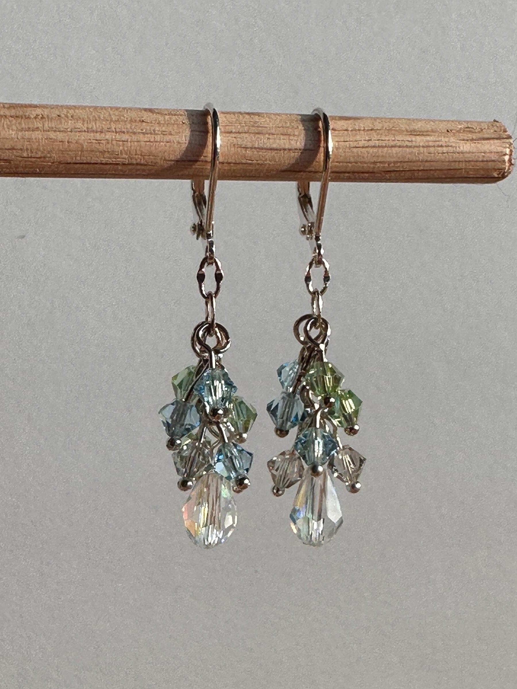 Crystal Cluster Earrings