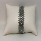 Iridescent Half-Tila Bead Bracelet