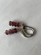 Amethyst Crystal Dangle Earrings