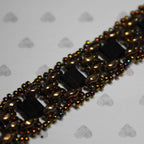 Black & Copper Beaded Bracelet