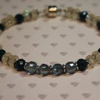 Smokey Blue Crystal Sparkle Bracelet