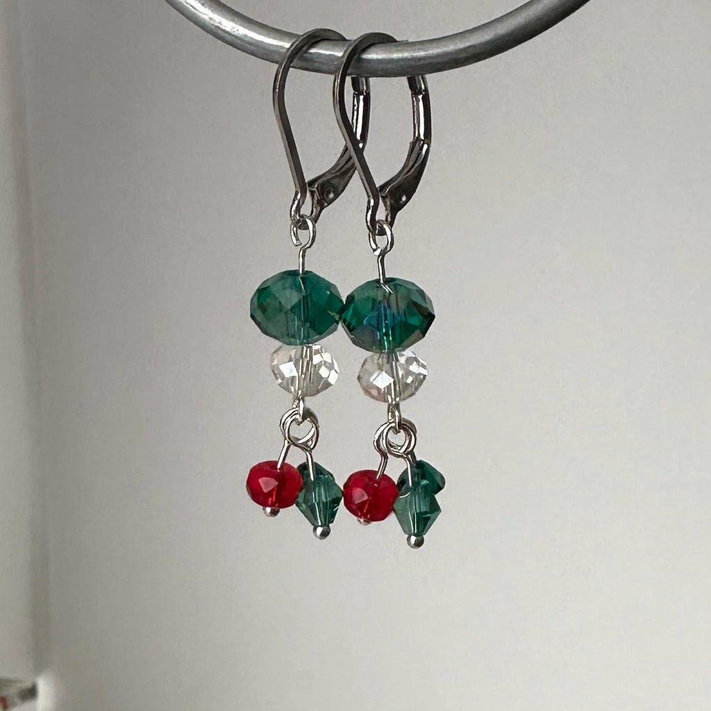 Holiday Sparkle Dangle Earrings