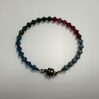 Festive Multicolor Crystal Beaded Bracelet