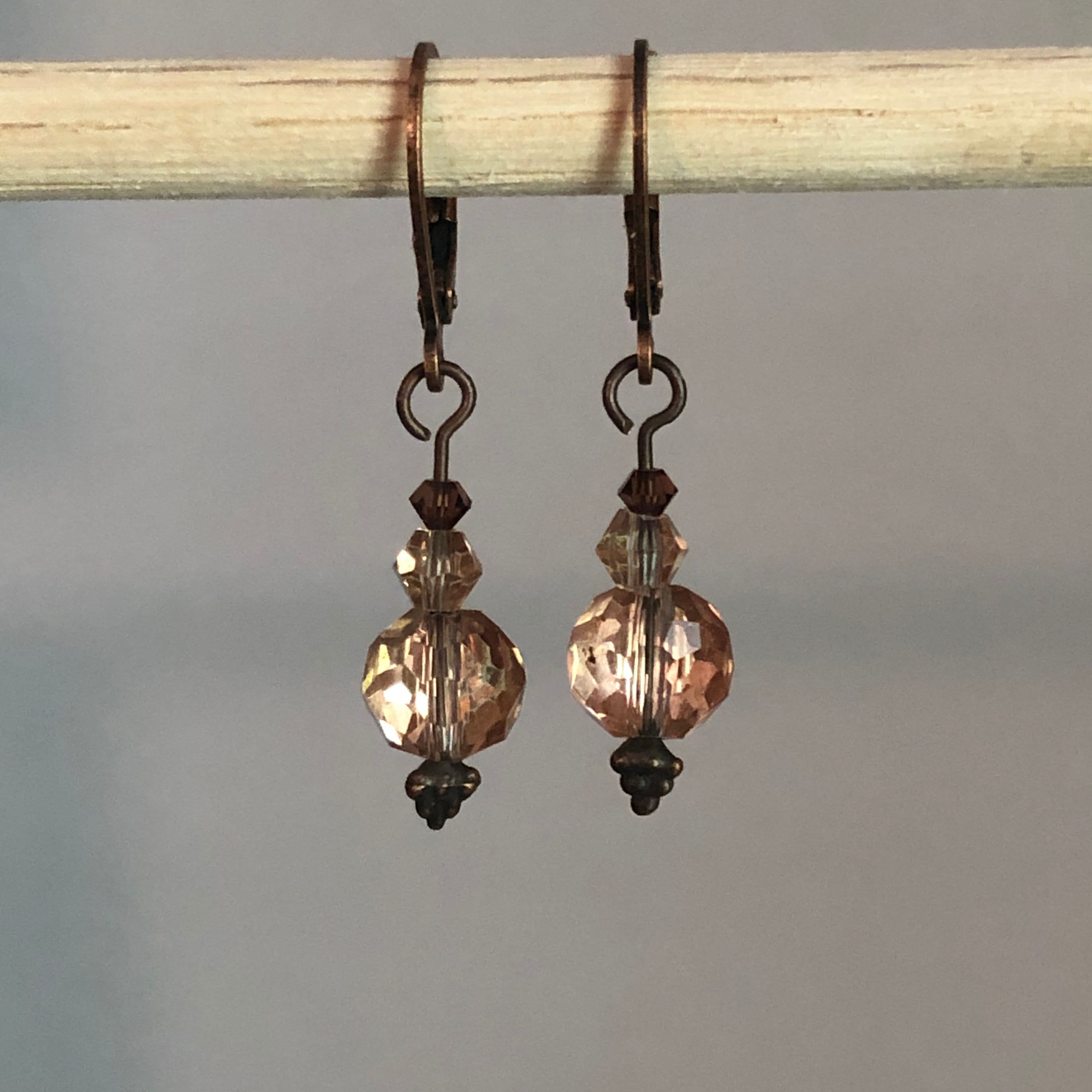 Golden Copper Earrings
